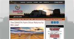 Desktop Screenshot of dakotafarmshow.com